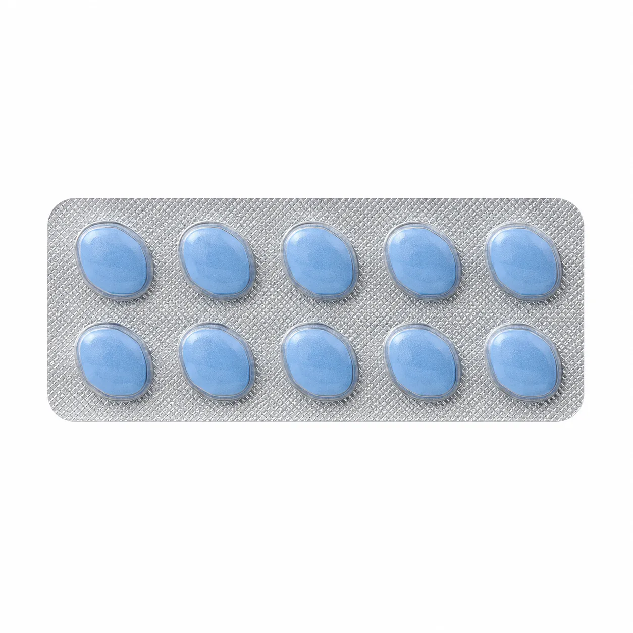 Cenforce 100mg blue tablets in silver blister pack