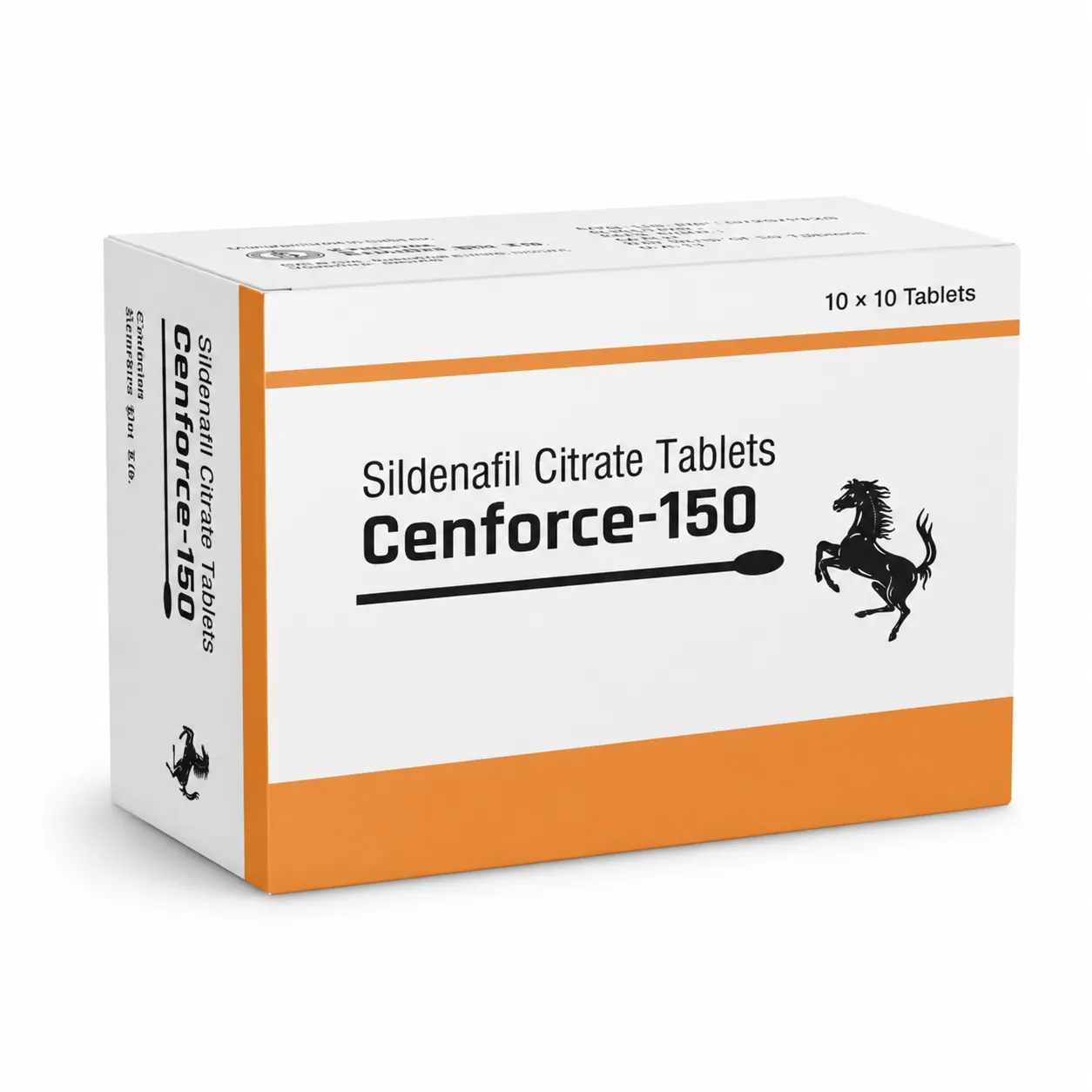 Cenforce 150mg sildenafil tablets medicine box front view