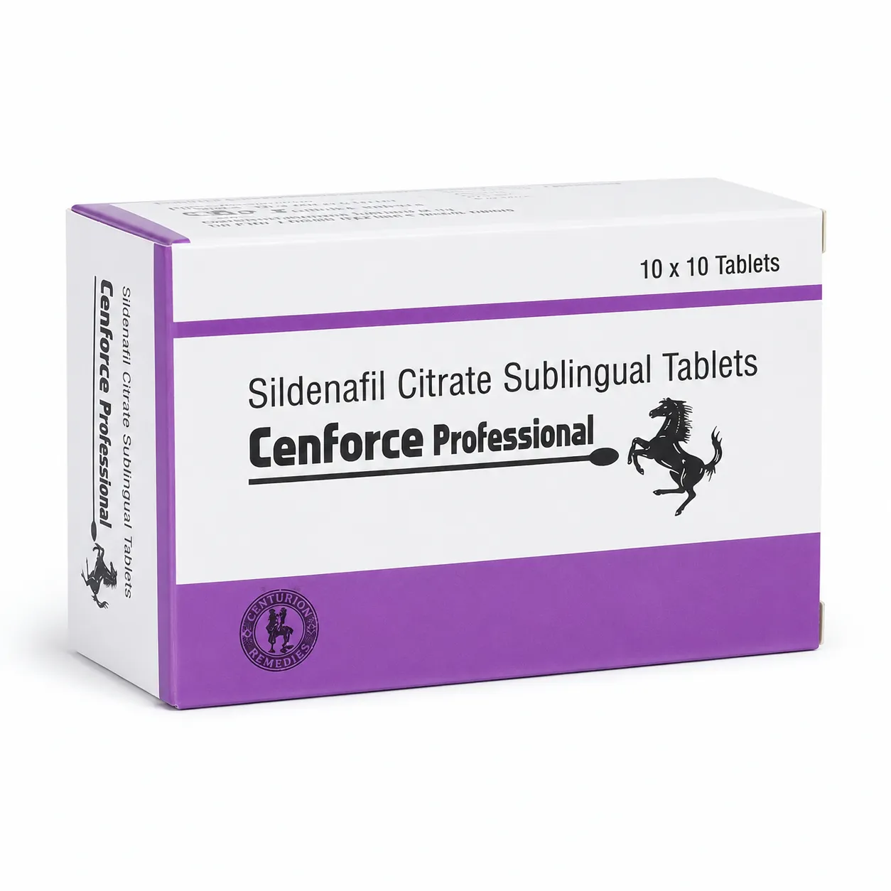 Cenforce Professional sildenafil sublingual tablets box front view