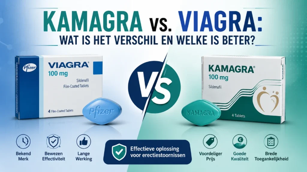 Kamagra vs. Viagra: Wat is het Verschil en Welke is Beter