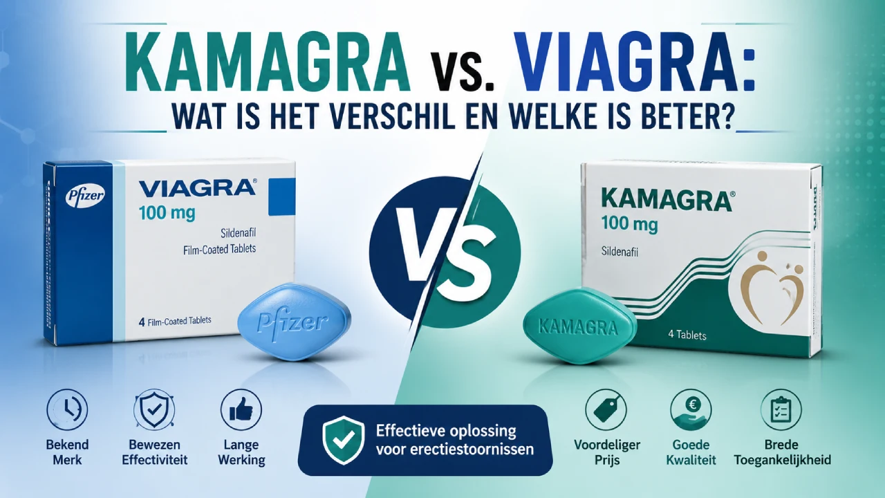 Kamagra vs. Viagra: Wat is het Verschil en Welke is Beter