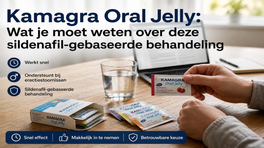 Kamagra Oral Jelly: informatie over deze sildenafil-gebaseerde behandeling