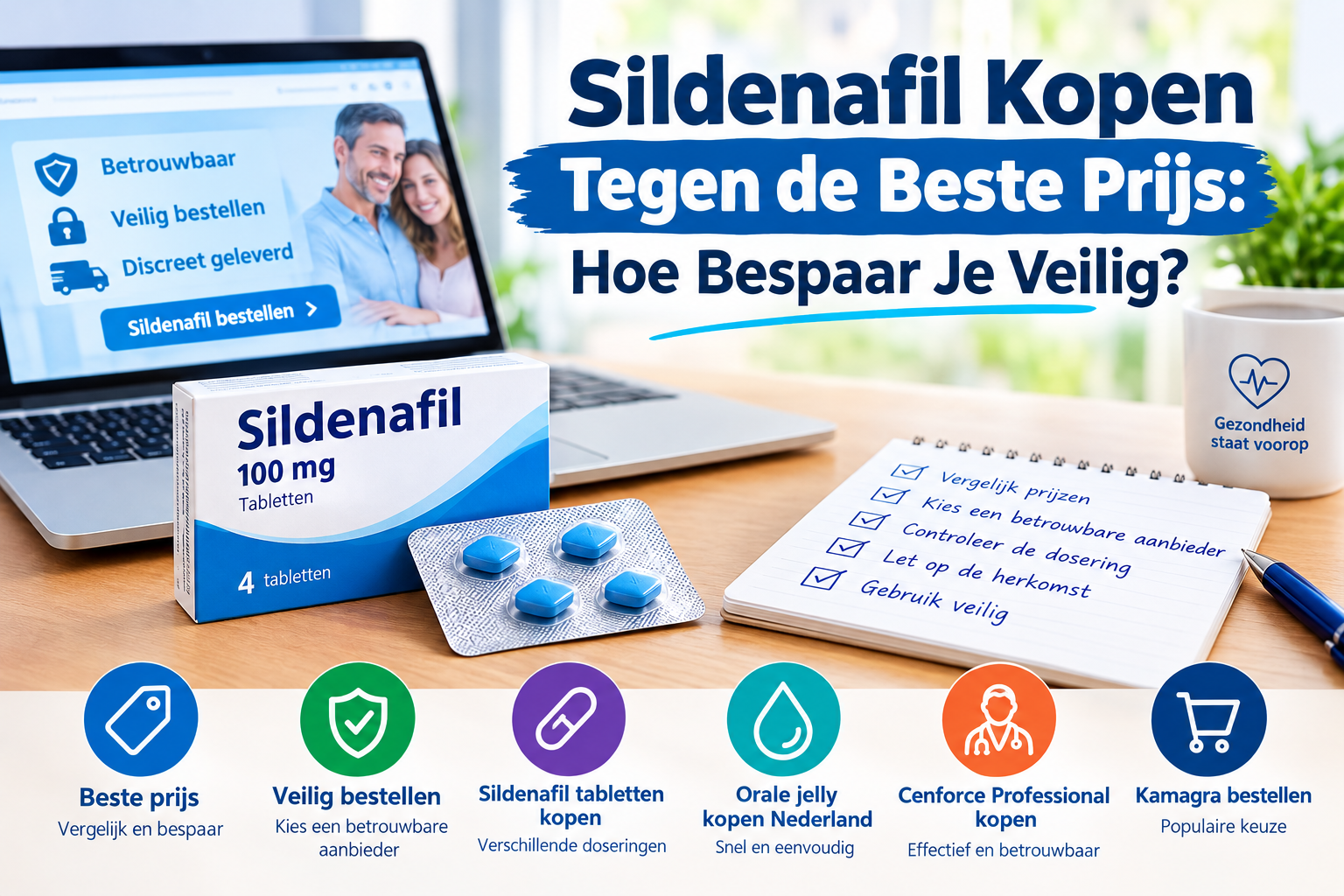 Sildenafil kopen tegen de beste prijs en veilig vergelijken