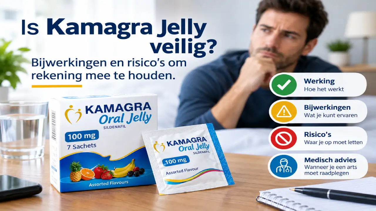 Is Kamagra Jelly veilig? Bijwerkingen en risico's